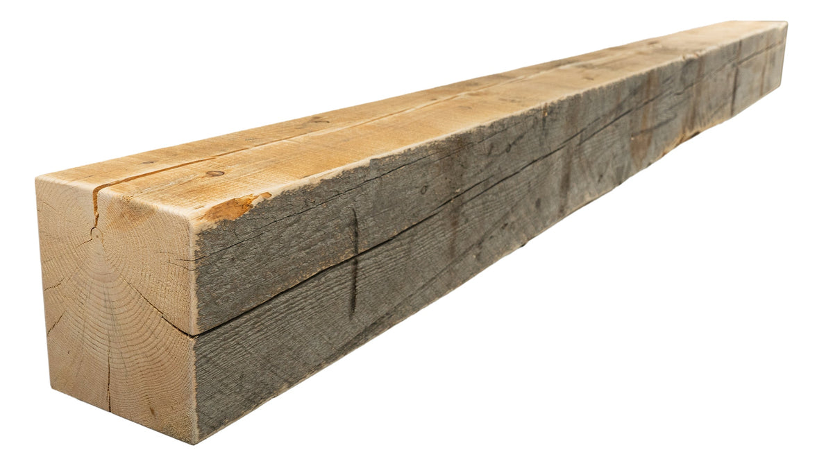 Reclaimed Wood Fireplace Mantel - Dakota Timber Co - Fireplace Mantels