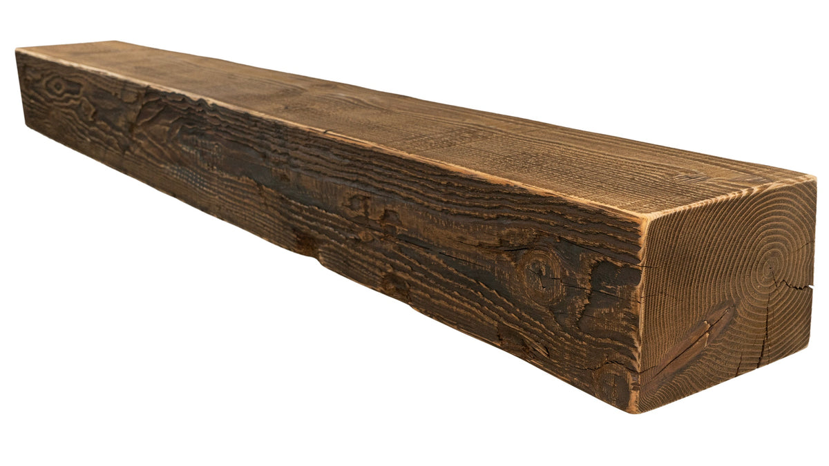 Reclaimed Wood Fireplace Mantel - Dakota Timber Co - Fireplace Mantels