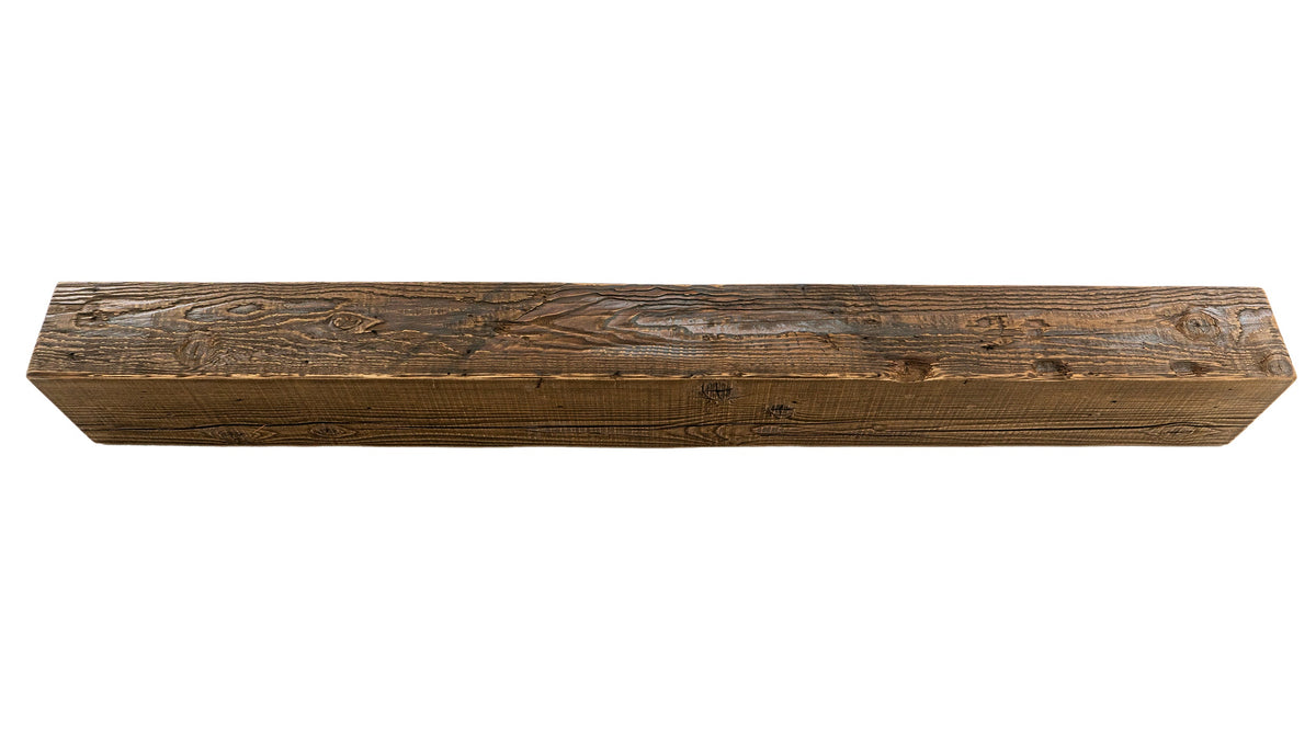 Reclaimed Wood Fireplace Mantel - Dakota Timber Co - Fireplace Mantels