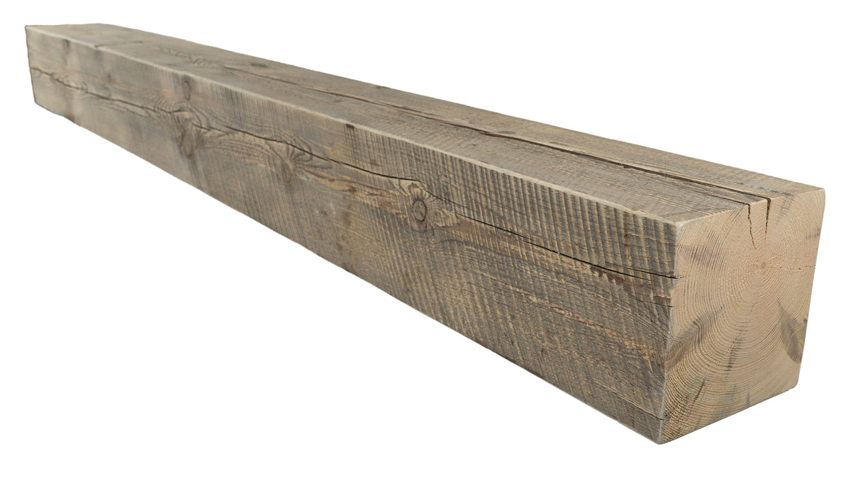 Reclaimed Wood Fireplace Mantel - Dakota Timber Co - Fireplace Mantels