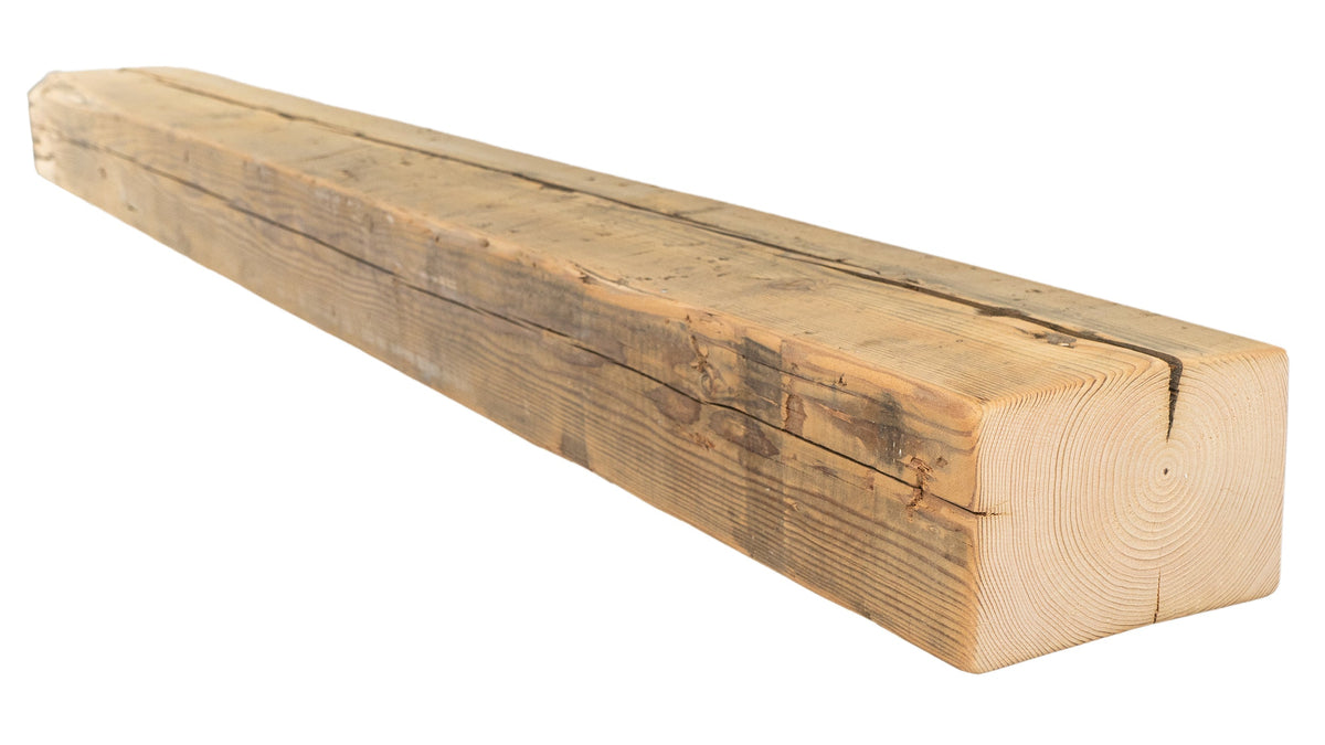 Reclaimed Wood Fireplace Mantel - Dakota Timber Co - Fireplace Mantels