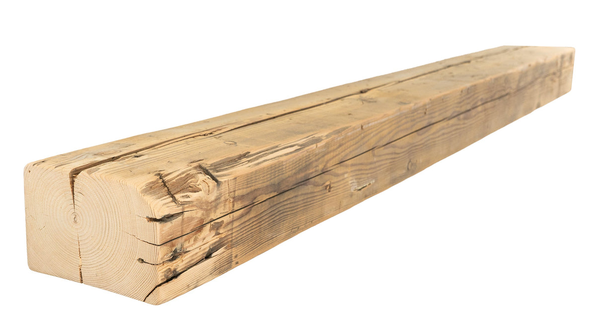 Reclaimed Wood Fireplace Mantel - Dakota Timber Co - Fireplace Mantels