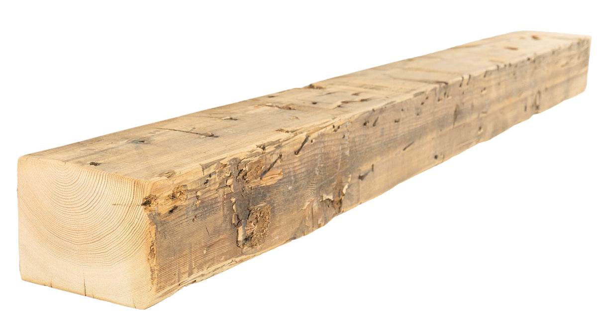 Reclaimed Wood Fireplace Mantel - Dakota Timber Co - Fireplace Mantels