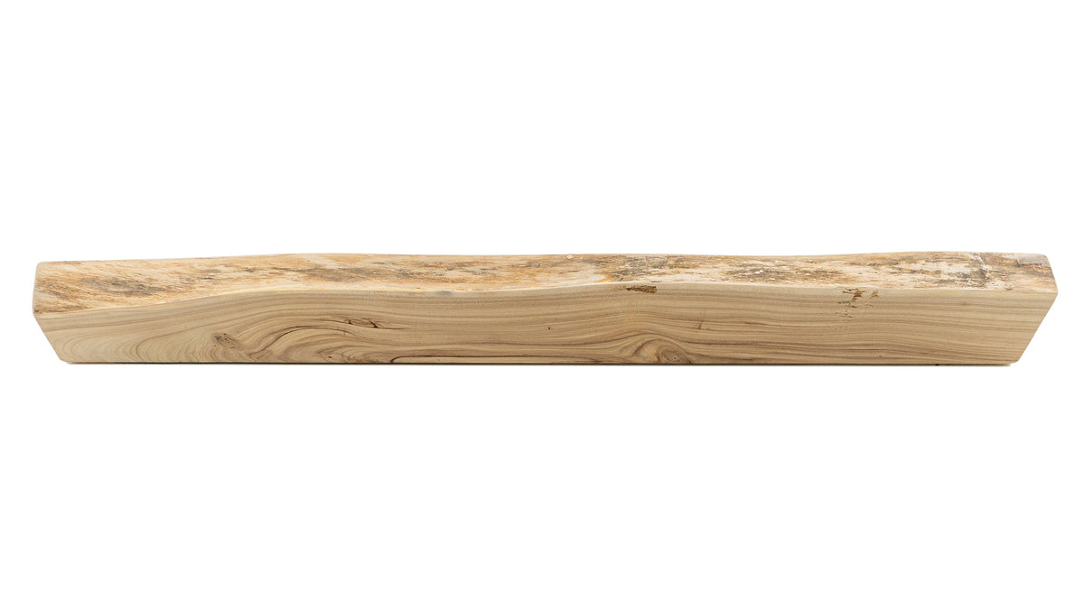 Reclaimed Live Edge Wood Fireplace Mantel - Dakota Timber Co - Fireplace Mantels