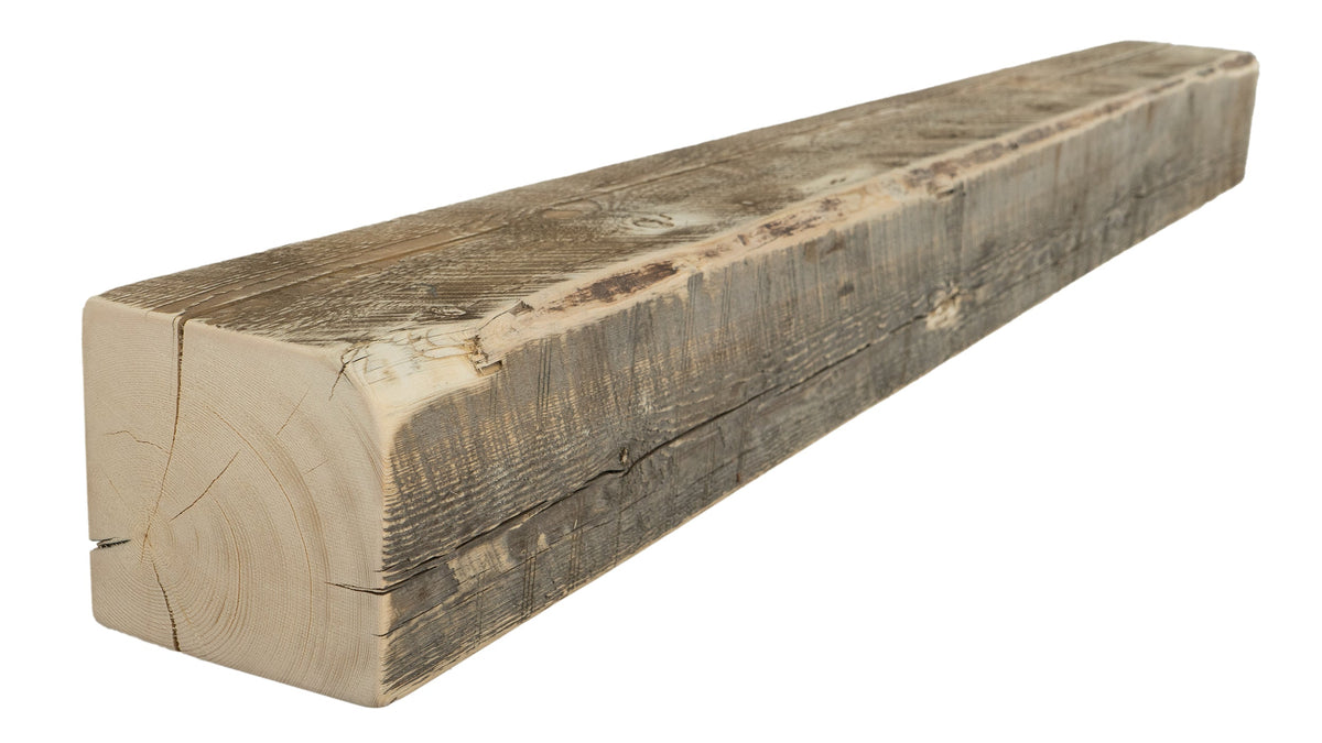 Reclaimed Wood Fireplace Mantel - Dakota Timber Co - Fireplace Mantels