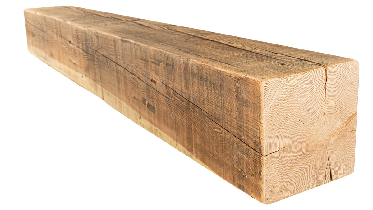 Reclaimed Wood Fireplace Mantel - Dakota Timber Co - Fireplace Mantels