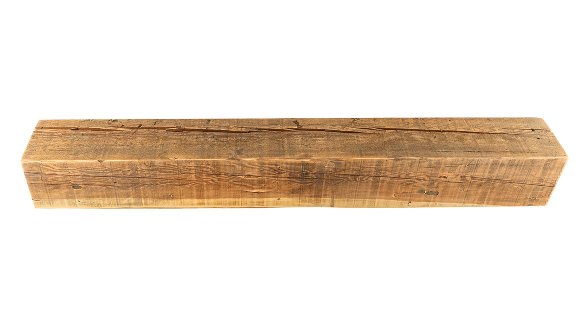 Reclaimed Wood Fireplace Mantel - Dakota Timber Co - Fireplace Mantels