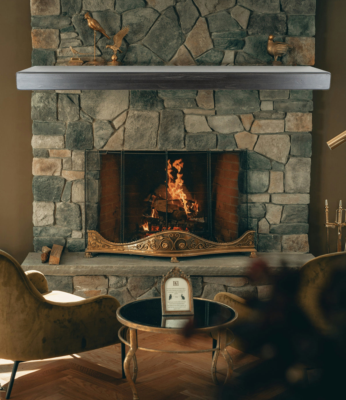 Rewawn Wood Fireplace Mantel - Dakota Timber Co - Fireplace Mantels