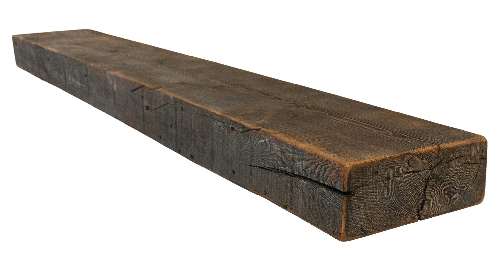 Reclaimed Wood Fireplace Mantel - Dakota Timber Co - Fireplace Mantels