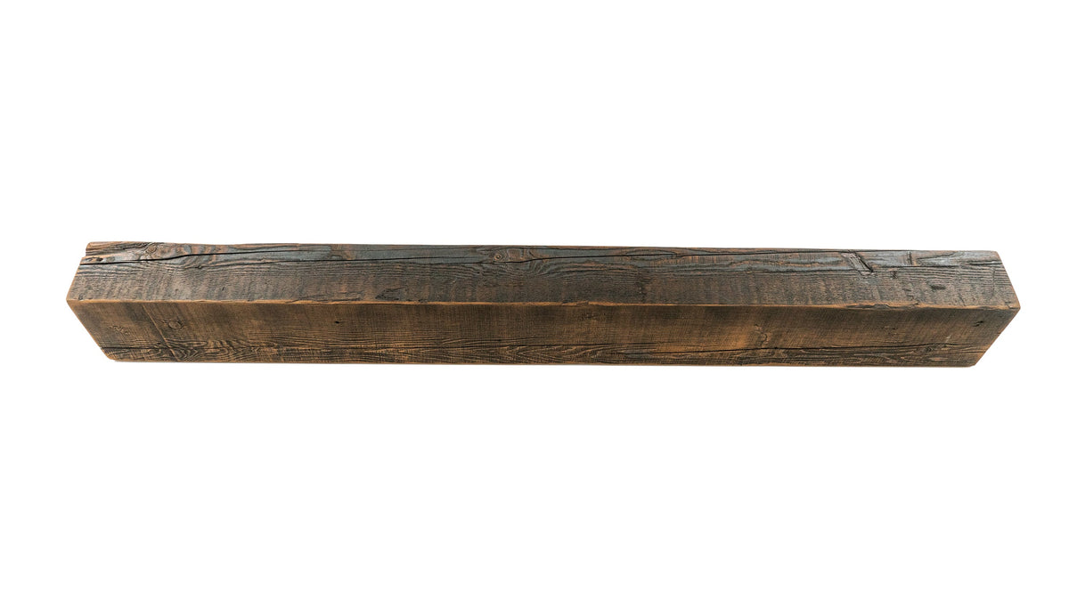 Reclaimed Wood Fireplace Mantel - Dakota Timber Co - Fireplace Mantels