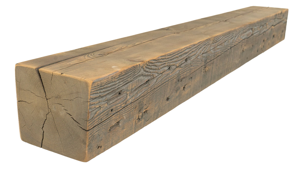 Reclaimed Wood Fireplace Mantel - Dakota Timber Co - Fireplace Mantels